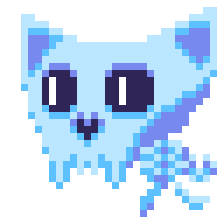 Animated pixel-art Skelecats enemy concept for Chibi Chibi Bang Bang